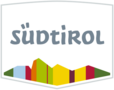 Logo of South Tyrol with colorful mountain shapes
