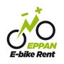 Logo of Eppan E-Bike Verleih with green lightning bolt and bicycle